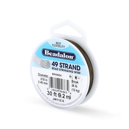 Beadalon 0.46 mm Diameter 9.2 m Reel 49 Strand Wir