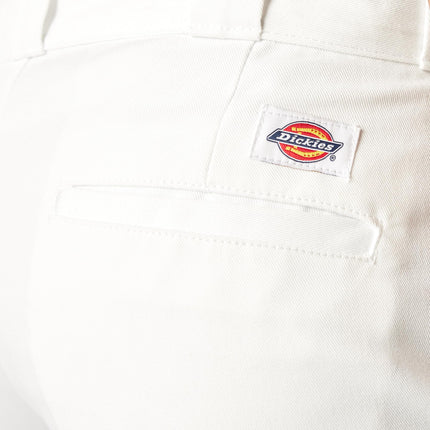 Dickies Pantalones de Trabajo Originales 874 para Hombre, Blanco, 31W x 32L