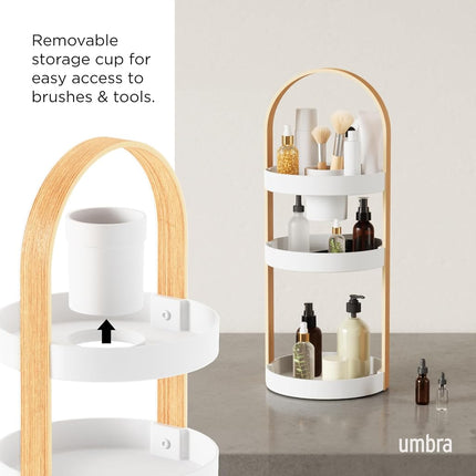 Umbra Bellwood Organizer, White/Natural, regular