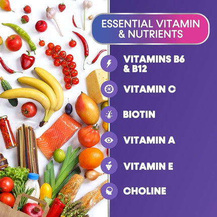 Multivitamin Adult Gummies Extra Strength Vitamin Gummy - Natural Complete Daily Supplement - Vegetarian Multi with Vitamins A, C, E, B6, B12 for Men and Women, Non-GMO - 90 Gummies