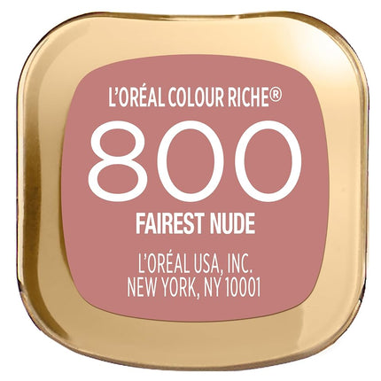 (Fairest Nude) - L'oreal Colour Riche Lipstick, Fairest Nude 800, 2 Ea