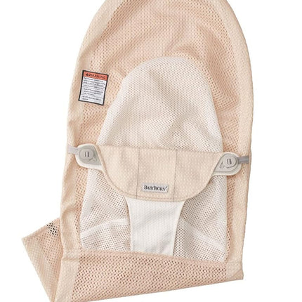 BabyBjörn Extra fabric seat for Bouncer Balance Soft, Mesh, Pearly pink/White