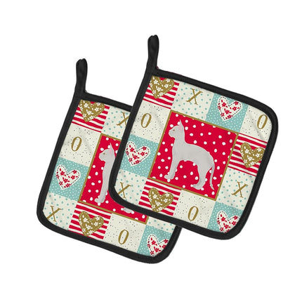 Caroline's Treasures potholders, Multicolor