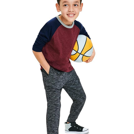 The Children's Place Boys Athletic Performance Pants, Fin Gray, X-Small