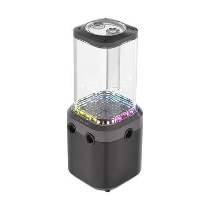 Corsair iCUE LINK XD6 RGB ELITE Pump/Reservoir Unit – FlowDrive Max Pump, Built-In Temperature Sensor, 22 Addressable RGB LEDs, 440ml Transparent Nylon Reservoir