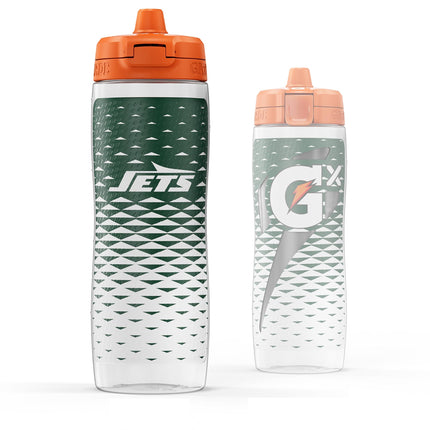 Gatorade Gx NFL Non-Slip Squeeze Bottles, 30 fl oz