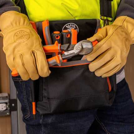 Klein Tools 9418R 1000V Insulated Tool Set with Side Cutter, Diagonal-Cutter, Long-Nose Pliers, 2 Screwdrivers and Wire Stripper, 6-Piece