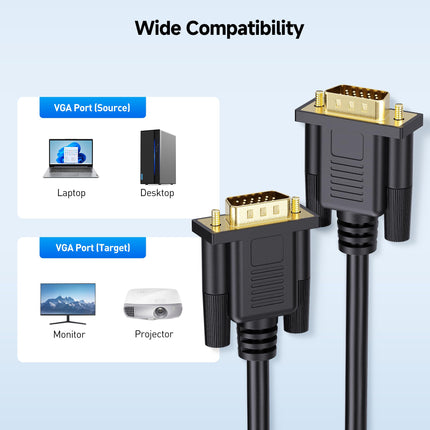 Cable VGA a VGA Cable Matters (cable SVGA) de 50 pies (disponible en longitudes de 3 a 100 pies)