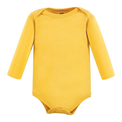 Bodysuits de algodón de manga larga unisex para bebé Hudson Baby, Happy Planets, Prematuro