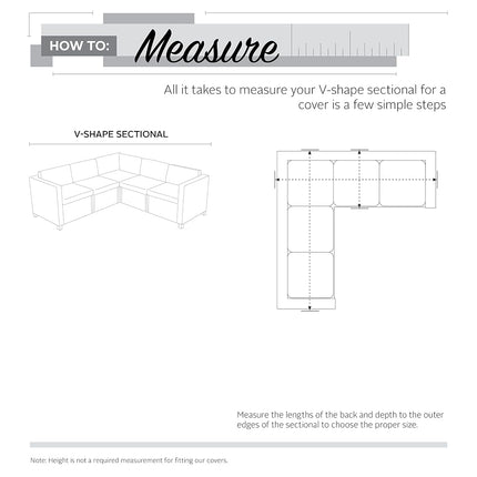Classic Accessories Veranda V-Shaped Sectional Sofa Cover, Small