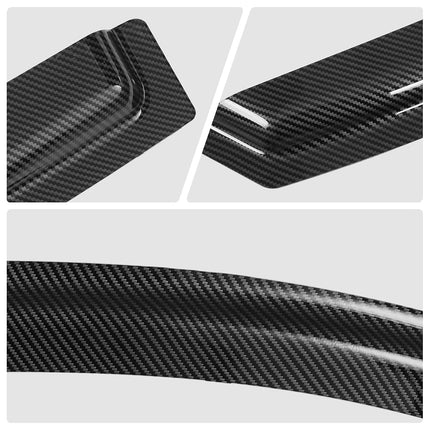 DNA MOTORING Set of 4 Tape-On Carbon Fiber Pattern Styling Window Visor Deflector Rain/Sun Guard Compatible with Audi A4 / S4 2002-2008, RS4 2007-2008, WVS-T2-0180-CF