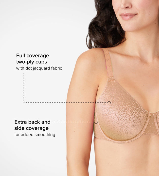 Soutien-gorge à armatures Wacoal Women's Back Appeal, rose Carnevale, 40C