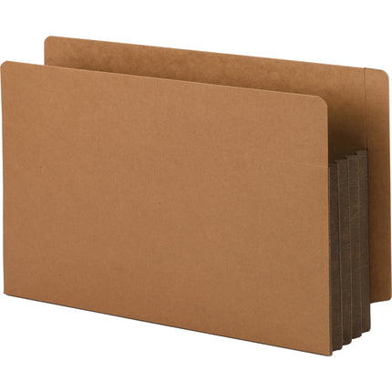 Smead 3 1/2" Expansion File Pockets Legal Brown/Re