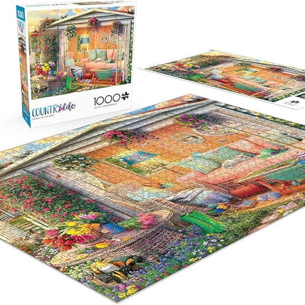 Buffalo Games - Country Life - Escape to The Shed - 1000 Piece Jigsaw Puzzle