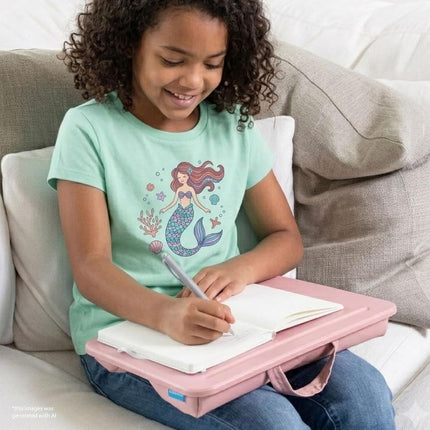 LapGear Compact Lap Desk - Rose Quartz - Fits up to 13.3 Inch laptops - Pack of 12 - Style No. 43004