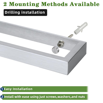 Alise Hand Towel Holder,16 Inch Towel Bar for Bathroom Wall Mounted,Brushed Towel Hanger Towel Racks for Bathroom and Lavatory,SUS304 Stainless Steel Towel Rail