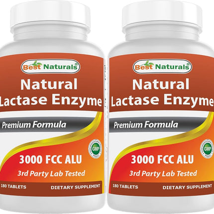 Best Naturals, Fast Acting Lactase Enzyme, 3000 FC
