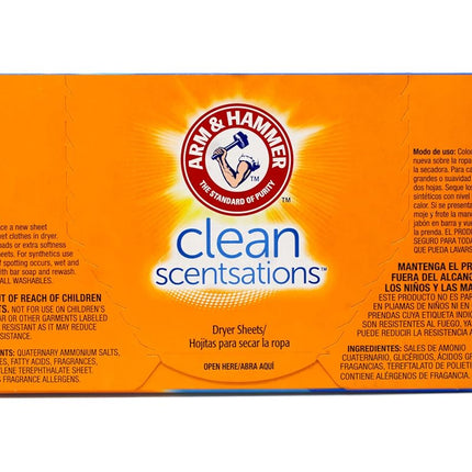 Toallitas suavizantes de tela Arm & Hammer, Purifying Waters, 200 unidades