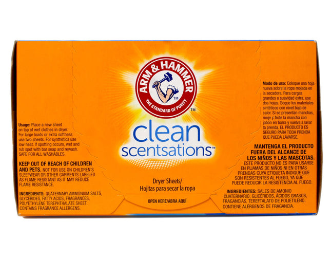 Arm & Hammer Fabric Softener Sheets, Purifying Waters, 200 ct