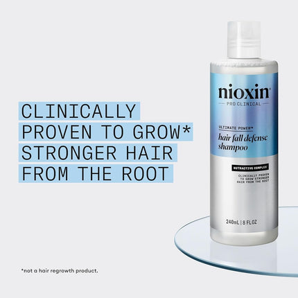 Nioxin Hair Fall Defense Shampoo for Hair Loss, 240 ml