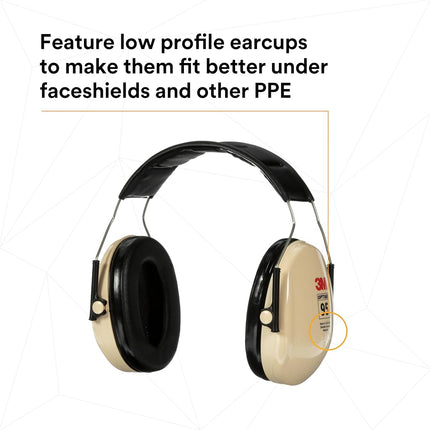3M Peltor Optime 95 Over-The-Head Earmuffs H6A/V