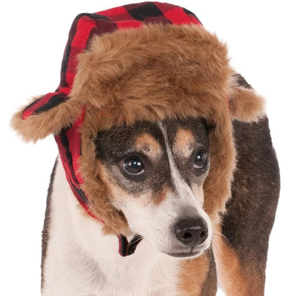 Rubies Costume Co. Chapeau de trappeur pour animaux de compagnie 580343_S-M, petit/moyen