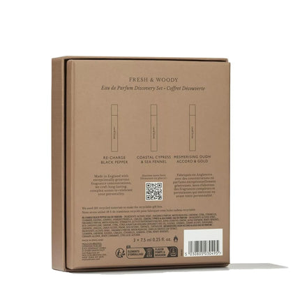 Molton Brown Woody & Aromatic Eau de Parfum Discovery Set, 3 x 7.5 ml