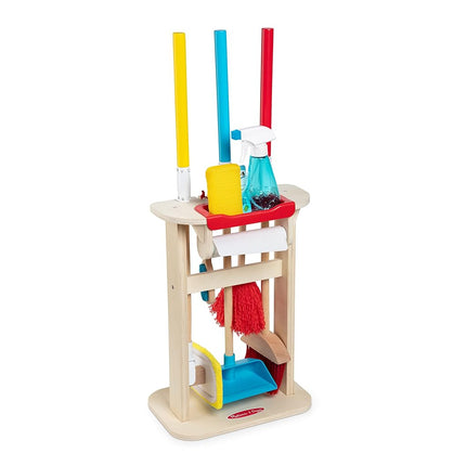 Melissa & Doug Deluxe Sparkle & Shine Cleaning Play Set (11 Pieces) Cleaning Toys for Toddlers and Kids - FSC Certified - FSC Certified