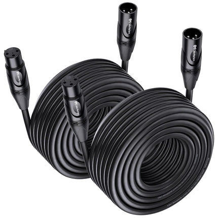 Cable Matters2-Pack, 50 Ft Male to Female XLR Micr