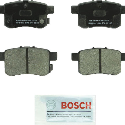 BOSCH BC1336 QuietCast Premium Ceramic Disc Brake Pad Set - Compatible with Select Dodge Journey; Honda Accord; REAR