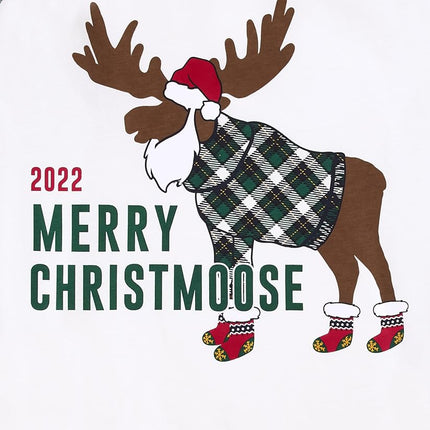 The Children's Place Pijamas de Algodón Navideños para Bebés, Moose 22- Adultos, Pequeño (Adulto)