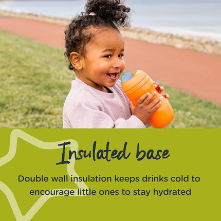 Tommee Tippee Insulated Sippy Cup, Water Bottle for Toddlers, Spill-Proof, 9oz, 12m+, 3 Count (Design May Vary)