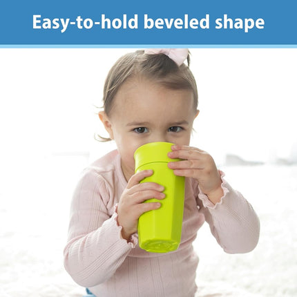 Tasse d'apprentissage sans bec Cheers 360 Dr. Brown's, 9 mois et plus, 295 ml, Rose/Turquoise, Lot de 2