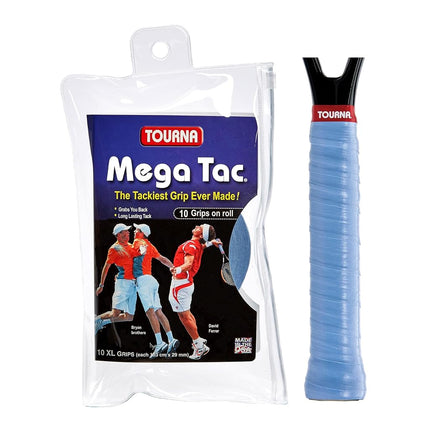 Unique Mega Tac Blau Overgrip (Pack of 10) - Blue,