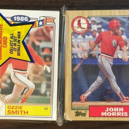 1987 Topps Baseball Card Rack Pack - 48 Cards - Fa