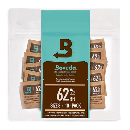 Boveda 62% RH Size 8-10 Pack Two-Way Humidity Cont