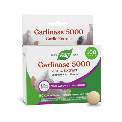 Nature's Way Garlinase, 100 Enteric-coated Tablets (Formerly Enzymatic Therapy) (Packaging May Vary)