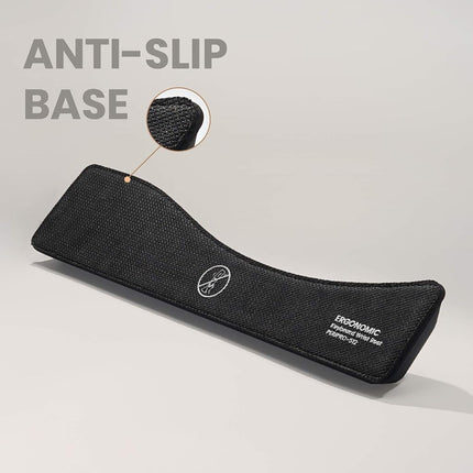 Perixx PERIPRO-512 Ergonomic Keyboard Wrist Rest - Gel Cushion Support - Compatible with Various Ergo Keyboard - Dimension 17.323.941.30 inches - Black