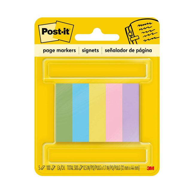 Post-it® Page Markers, 1/2-inch x 1-3/4 Inch, Idea