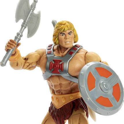 Masters of the Universe MOTU Masterverse He-Man Action Figure, 40th Anniversary Figure with Accessories, Character Toy Collectible