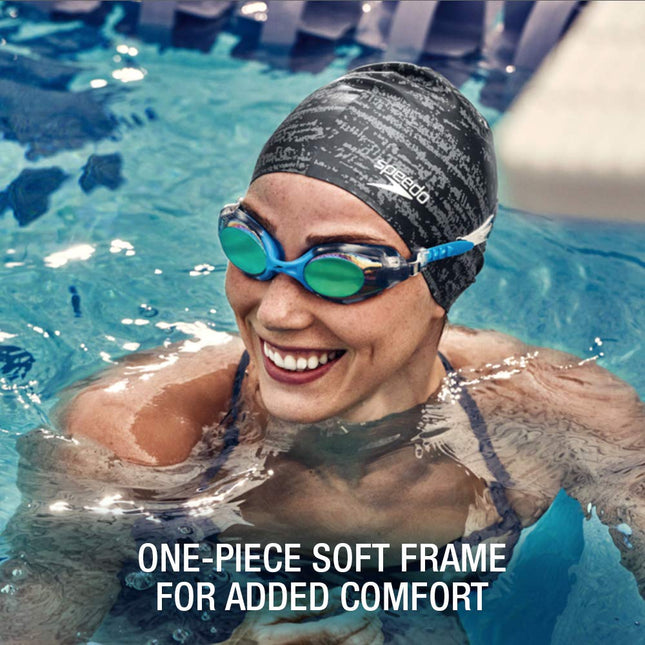 Lunettes de natation Speedo Hydrosity, Blanc nuage, Taille unique