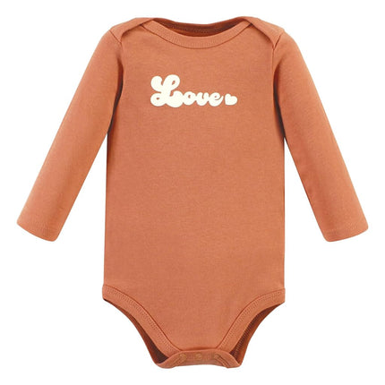Hudson Baby Unisex Baby Cotton Long-Sleeve Bodysuits, Magical Rainbow 3-Pack, Newborn, Magical Rainbow 3-pack, Newborn