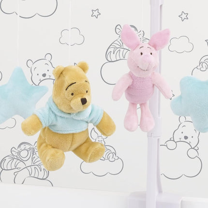 Disney Dumbo - Shine Bright Little Star Aqua, Grey & Yellow Musical Mobile, Aqua, Grey, Yellow