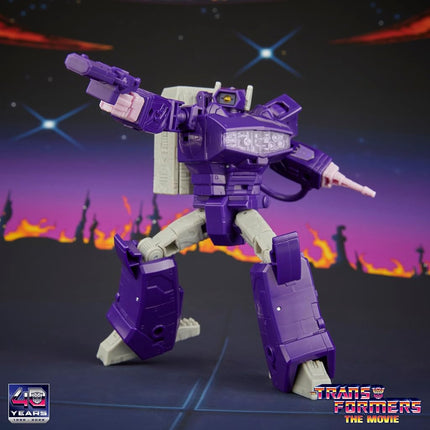 Transformers Studio Series The The Movie Shockwave Voyager Class 16.5-cm Converting Action Figure, Robot Toys for Ages 8+