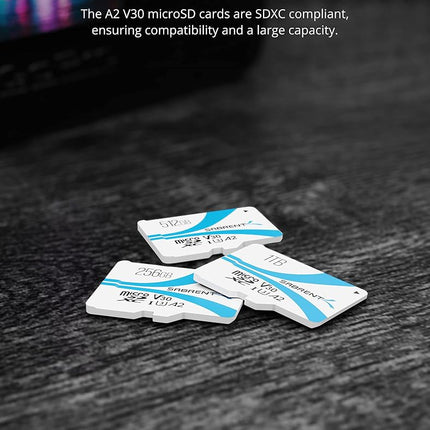 SABRENT Micro SD card 1TB V30, SD card UHS-I A2, memory card Micro SDXC, Class 10, U3, Full HD & 8K UHD card, up to 100MB/s for professional photographers, videographers, vloggers (SD-MQ30-1TB)