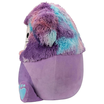 Squishmallows Peluche Officielle Kellytoys 20 cm Eden le Bigfoot Violet, Jouet en Peluche Extrêmement Doux