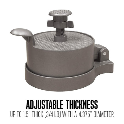 Weston Burger Hamburger Press (07-0301), Grey