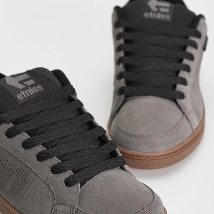 Etnies Kingpin - Classic Skate Heritage Fashion Style with on-Trend Puffy Look, Reinforced Cupsole - Grey/Black/Gum - 7,5