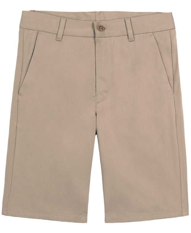 Nautica Boys' School Uniform Flat Front Stretch Tw