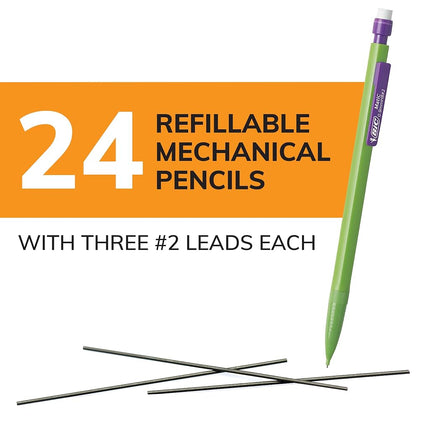 Bic Extra Strong Mechanical Pencils 2, Multi-Colour